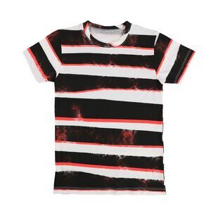 Tags Weekly Boys Big Kids Colorblock Stripes Basic T-Shirt, NWT